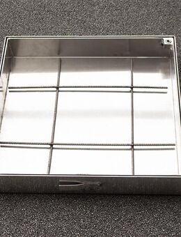 Schachtabdeckung Aluminium SAP-90/10A auspflasterbar 900x900 mm - Hiddenhausen