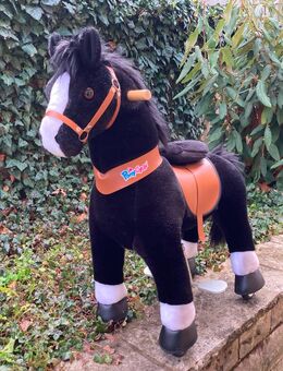 PonyCycle Plüsch Reitpony mit Handbremse für Kinder 4–7 Jahre, 76 cm hoch - Randersacker