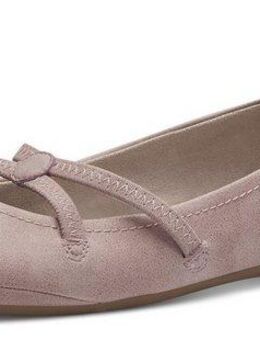 Tamaris Caterina Ballerina Flats, Festtagsmode, Slipper mit Gummizugriemchen
