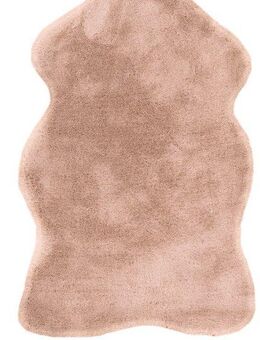 Padiro Fellteppich Rabbit Light Sheepskin 825, fellförmig, Höhe: 23 mm, weiches Fellteppich-Imitat, Schlafzimmer, Kinderzimmer