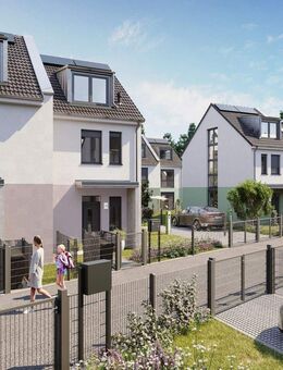 Doppelhaushälfte im Grünen mit 124m² Wohn-/Nutzfläche, energieeffizient! - Erkner