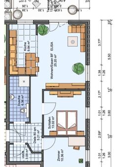 Traumhafte 3-Zimmer-Wohnung mit großerTerrasse und Gartenanteil - Strausberg