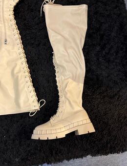 Lange Beige Stiefel - Ibbenbüren