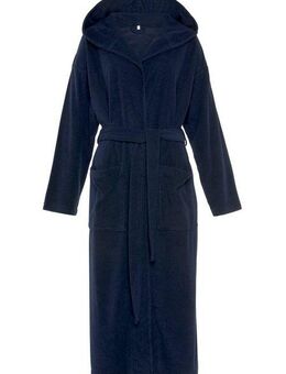 Vivance Dreams Bademantel, Langform, Baumwoll-Mix, Kapuze, Gürtel