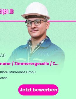 Zimmerer / Zimmerergeselle / Zimmermann (m/w/d) - Aachen