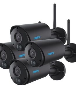 Reolink Überwachungskamera 4er Set Argus Series B320-B Battery-WiFi (Außenbereich)