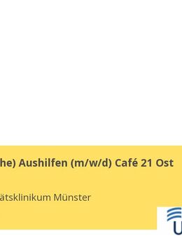(Studentische) Aushilfen (gn*) Café 21 Ost - Münster
