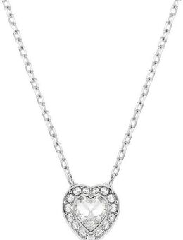 Swarovski Kette mit Anhänger Schmuck Geschenk Ariana Grande Halskette Herz, mit Swarovski® Kristall