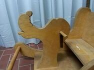 Schaukeltier Hund aus Holz - selbst gebaut - Schönefeld