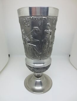 Zinnkelch - Zinnbecher  Motiv " Lindenwirtin " - Essen