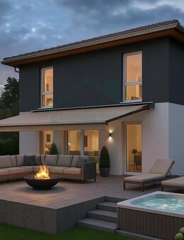 Massive, moderne Stadtvilla mit 128 m² Wohnfläche inkl. ca. 550 m² Grundstück in Magdala - Lehnstedt
