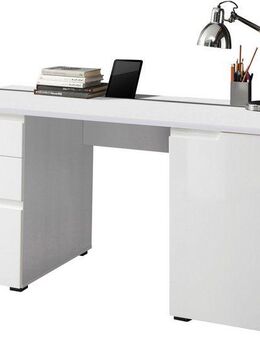 BEGA OFFICE Schreibtisch Spice, Home Office Desk mit Griffmulden, in 2 Breitenvarianten