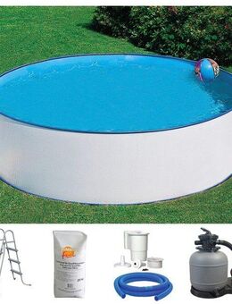 KONIFERA Rundpool USEDOM 2 (Komplett-Set, 5-tlg), Höhe 90 cm, in versch. Größen erhältlich