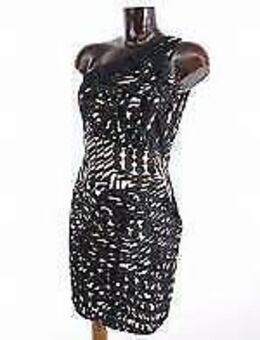 NEU * Edel * One Shoulder * Bustier * Cocktail * Abend * Ausgeh * Stickerei * Kleid "Vera Mont" Gr. 34- 36/ XS- S * schwarz * weiß * braun * - Riedlingen