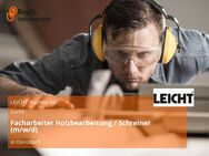 Facharbeiter Holzbearbeitung / Schreiner (m/w/d) - Donzdorf