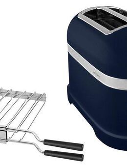 KitchenAid Toaster 5KMT2204EIB Ink Blue, 2 kurze Schlitze, für 2 Scheiben, 1250 W, mit Sandwichzange