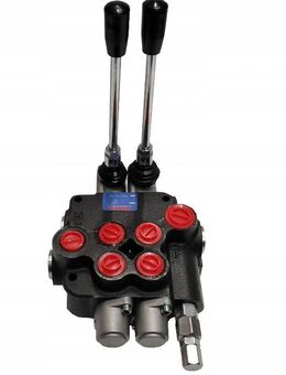 Hydraulikverteiler Monoblock Hebelsteuerung 40l 02P40 2 Fach - Wuppertal