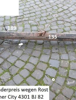 Alko Achse 850kg gebraucht ca 189cm AL-KO Sonderpreis (zB Bürstner City 4301 BJ 82) - Schotten Zentrum