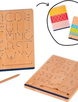 Small Foot Tafel Schreiblerntafel-Set - Educate, aus Holz, FSC® - schützt Wald