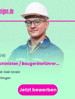 Maschinisten / Baugeräteführer (m/w/d) - Hattingen