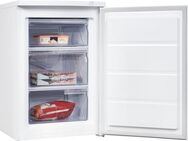 exquisit Gefrierschrank GS81-H-010D weiss, 85 cm hoch, 56 cm breit, 85 Liter Nutzinhalt, Flexibler Türanschlag, 4 Sterne Gefrieren