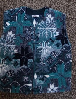 #Fleece-Weste, Gr. 116, #Dixi-Mixi, #grün-grau-weiß - wie neu! - Pfaffenhofen (Ilm) Zentrum