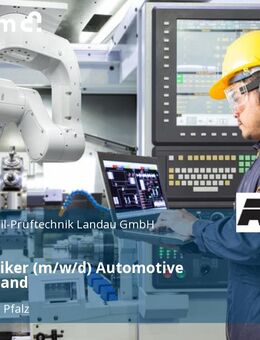 Testtechniker (m/w/d) Automotive HiL-Prüfstand - Landau (Pfalz)
