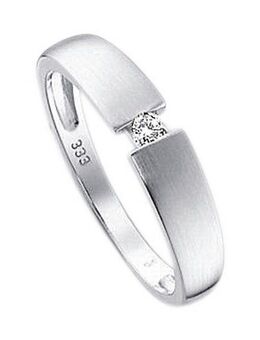 Firetti Spannring Schmuck Geschenk Gold 333 Damenring Verlobungsring Goldring Solitär, mit Brillant