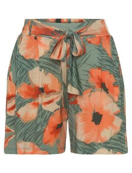LASCANA Shorts aus Viskosejersey mit Alloverdruck und Taschen, kurze Hose, sommerlich