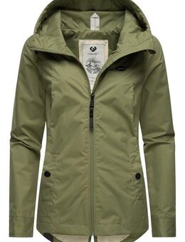 Ragwear Outdoorjacke Monade Übergang stylische Übergangsjacke mit großer Kapuze