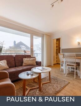 Strandnahe 2-Zimmer-Wohnung mit Balkon und Stellplatz direkt im Zentrum von Westerland - Sylt