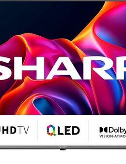 Sharp 4T-C50GMx QLED-Fernseher (126 cm/50 Zoll, 4K Ultra HD, Smart-TV, 3.840 x 2.160 px Auflösung)