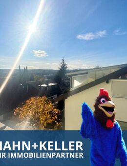 Großzügige 1,5 Zimmer-Wohnung mit Dachterrasse & Garage in Schönaich! - Schönaich