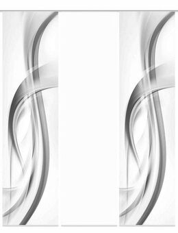 HOME WOHNIDEEN Schiebegardine FALA (3 St), Paneelwagen, blickdicht, Schiebevorhang Digi 3er Set FALA BEERE