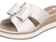Remonte Pantolette, Keilabsatz, Sommerschuh mit schöner Zierschleife