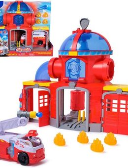 Spin Master Spiel-Feuerwehrwache PAW Patrol Fire Rescue - Feuerwehr-Station, inkl. Marshall und Fahrzeug, mit Licht- und Soundeffekten