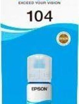 Epson 104 EcoTank Nachfülltinte (für EPSON, 1x, original Nachfülltinte 104 cyan)
