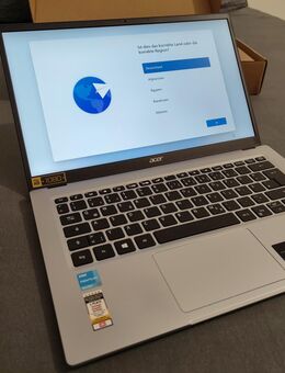 Acer Swift 1 Laptop 14 Zoll Windows 11 8GB RAM Lüfterlos Silber - Senftenberg