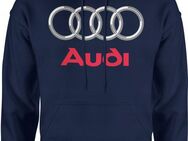 Herren Baumwoll-Sweatshirt für Audi-Fans – Mit hochwertigem Siebdruck Design 4 Set2 - Ingolstadt