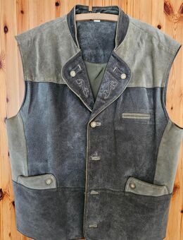 Trachtenweste, echt leder - Altlußheim