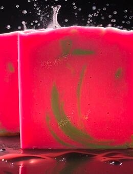 Olivenölseife „Pink Grapefruit und Basilikum“ ❤️5,99€/100g❤️ - Weimar