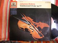 Schallplatte -- Johannes Brahms / Violinkonzert   D - dur  op. 77 - Wuppertal