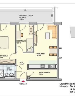 Erstbezug - Moderne 3-Zimmerwohnung mit Loggia - Reutlingen