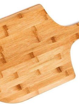 Zeller Present Pizzaschneidebrett Bamboo, Bambus, zum Servieren von Pizza