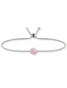 Engelsrufer Silberarmband, mit Rosenquarz