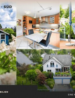 Panoramawohnzimmer, Südwest-Terrasse und Doppelgarage - naturnah in Stolpe-Süd - Hennigsdorf