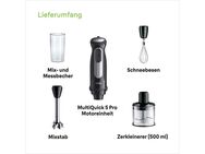 Braun Stabmixer MultiQuick 5 Pro MQ55236M, 1000 W, schwarz