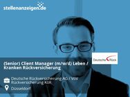 (Senior) Client Manager (m/w/d) Leben / Kranken Rückversicherung - Düsseldorf
