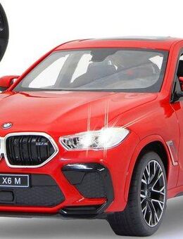 Jamara RC-Auto Deluxe Cars, BMW X6 M 1:14, rot - 2,4 GHz, mit LED-Lichtern