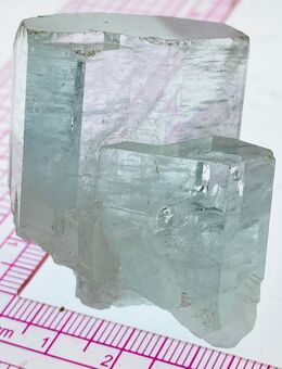 Aquamarin terminierte KristallSpitze Transparent Brasilien 64 gr - Köln